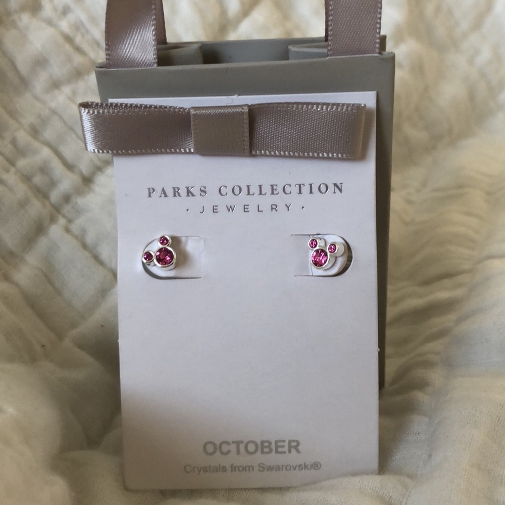 Disney Swarovski October Earrings